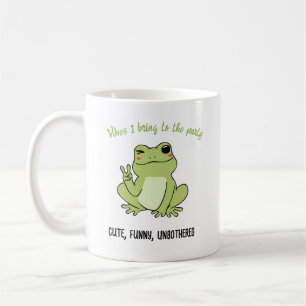 Retro Chill Frog Customisable Personality Vibe Mug