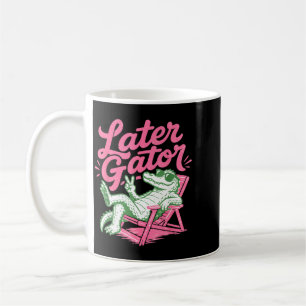 Retro Chill See Ya Gator Sungles Crocodile Sign Coffee Mug