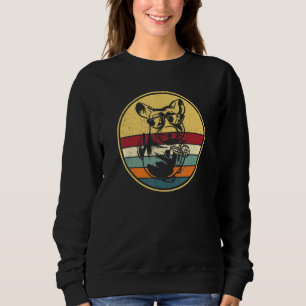 Retro Chinchilla Pet Rodent Sunglasses - Vintage C Sweatshirt