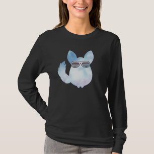 Retro Chinchilla Rodent with Sunglasses T-Shirt