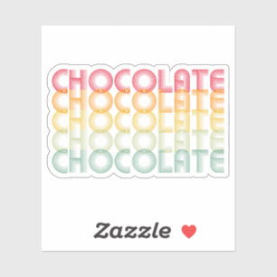 Retro Chocolate Rainbow Colour