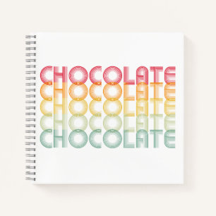 Retro Chocolate Rainbow Colour Journal