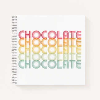 Retro Chocolate Rainbow Colour Journal