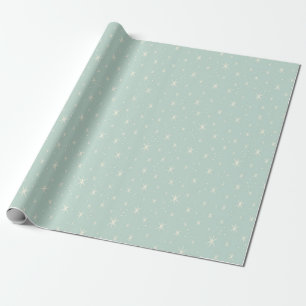 Retro Christmas 1958 Gift Wrapping Paper-Stardust Paper