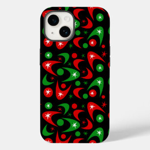 Retro Christmas Boomerangs Case-Mate iPhone 14 Case