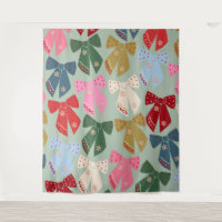 Retro Christmas Bows Coquette