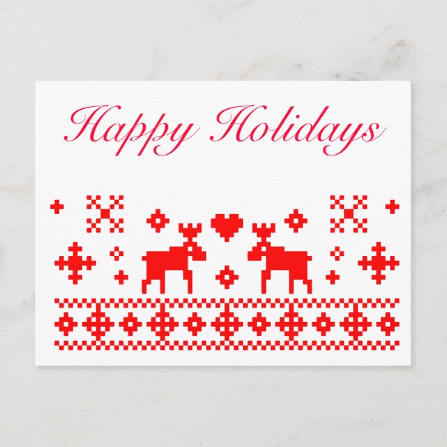 Retro Christmas Card (Front)