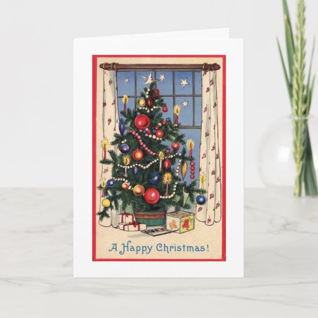 Retro Christmas Card (Front)