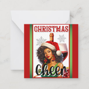Retro Christmas Cheer Pinup Card