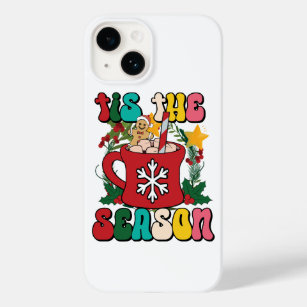 retro Christmas cocoa lovers Case-Mate iPhone 14 Case