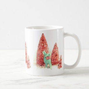 Retro Christmas Deer Coffee Mug