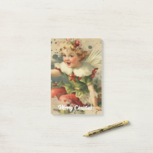 Retro Christmas Fairy Post-it Notes