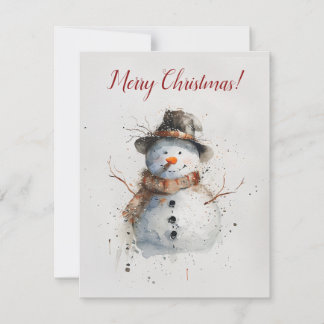 Retro Christmas Greeting Card