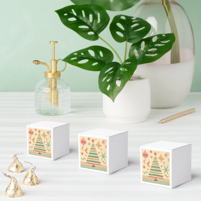 Retro Christmas Holiday Design Favour Box (Multiple)