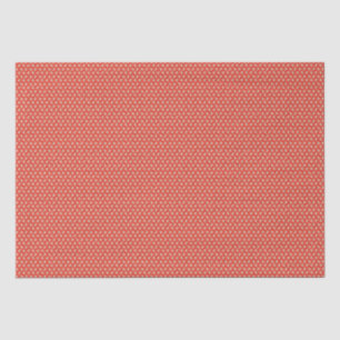 Retro Christmas holly - bright red floral Tissue Paper