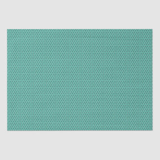 Retro Christmas holly decorative teal green Tissue Paper