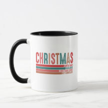 Retro Christmas Mug