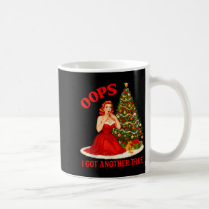 Retro Christmas Oops I Got Another Tree Funny Sayi Coffee Mug
