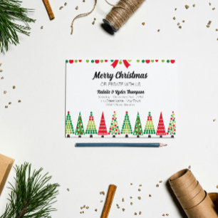 Retro Christmas Party Invitation