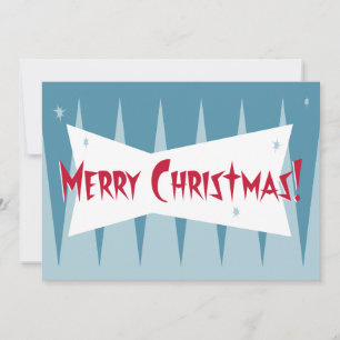 Retro Christmas Party Invitation