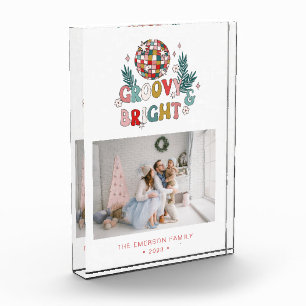 Retro Christmas Photo Block