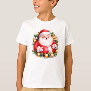 Retro Christmas Santa Claus Merry Christmas Santa T-Shirt
