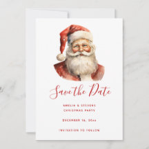 Retro Christmas Santa Claus