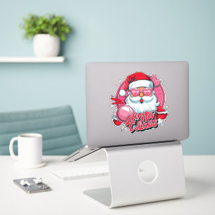 Retro Christmas Santa Design Jolly Santa Claus