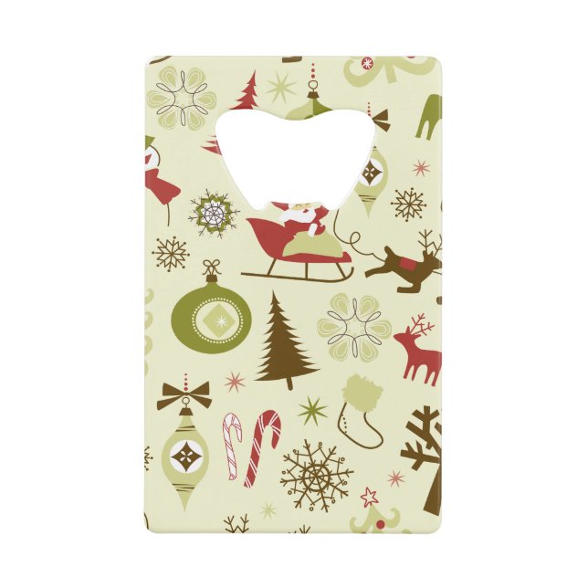 Retro Christmas Sketch Seamless Pattern (Front)