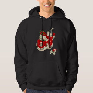 Retro Christmas Snowman Classic Snowman Merry Xmas Hoodie