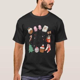 Retro Christmas Tis' The Season Santa Tree Cakes D T-Shirt