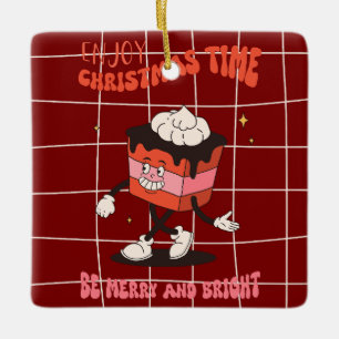 Retro Christmas Tree Cookie Ornament