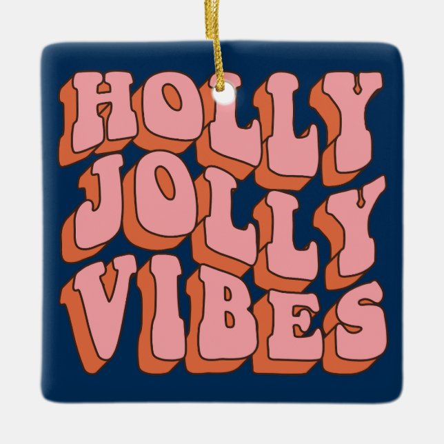 Retro Christmas Tree Cookie Ornament (Front)