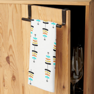 Retro Christmas Tree Kitchen Towel
