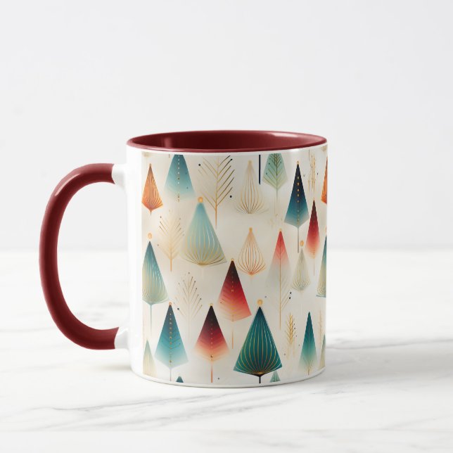 Retro Christmas Tree mug (Left)