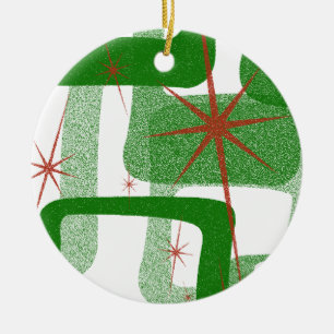 Retro Christmas Tree Ornament