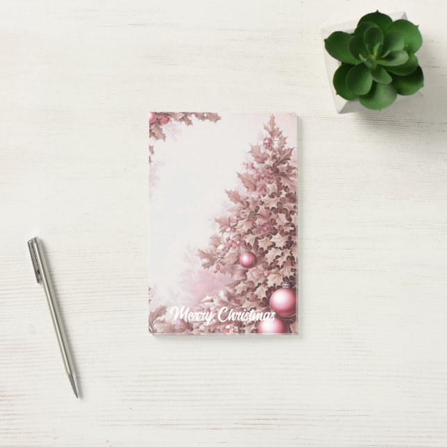 Retro Christmas Tree Post-it Notes (Office)