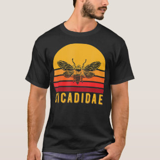 Retro Cicada Shirt Cicadidae Entomologists Tee
