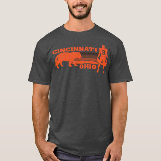 Retro Cincinnati Ohio Distressed T-Shirt
