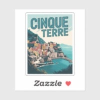 Retro Cinque Terre Hike Design Gift