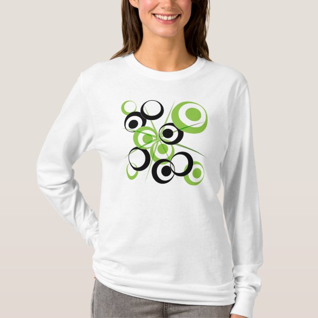 Retro Circle design T-Shirt (Front)