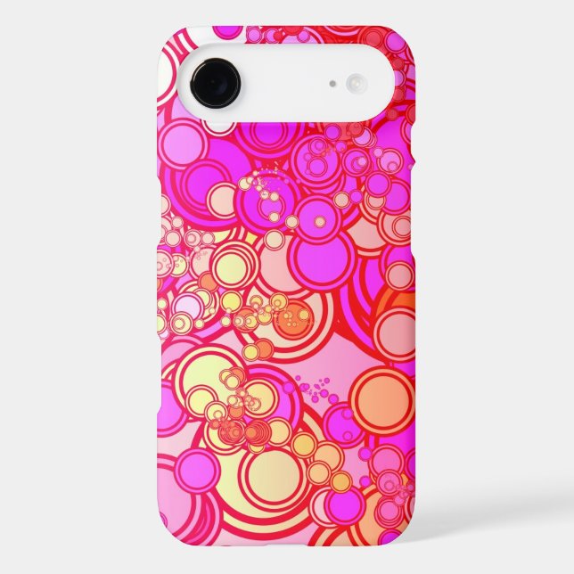 Retro Circles Case-Mate iPhone Case (Back)