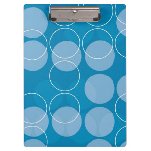 Retro circles clipboard