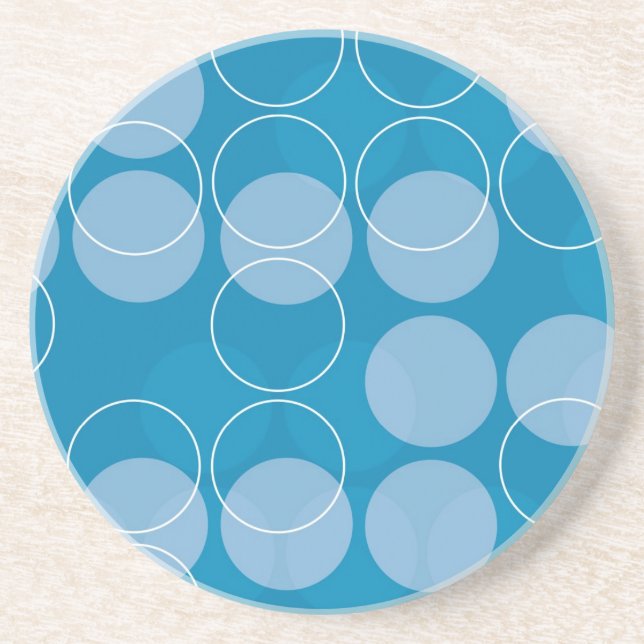Retro circles coaster (Front)