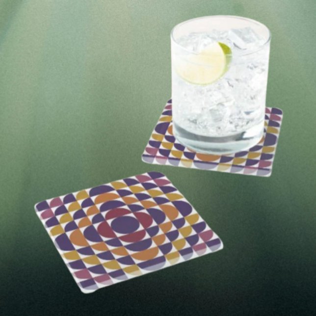 Retro Circles Coaster | Mid-Century Modern (Creator Uploaded)