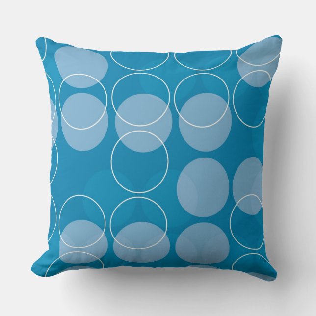 Retro circles cushion (Front)