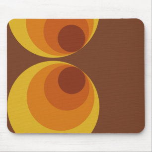 Retro Circles Mousepad