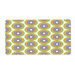 Retro circles pattern