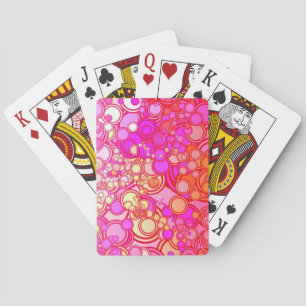 Retro Circles Playing Cards