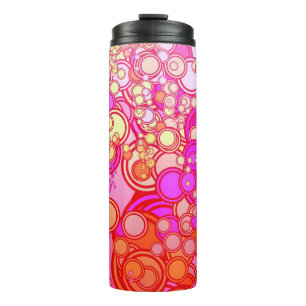 Retro Circles Thermal Tumbler